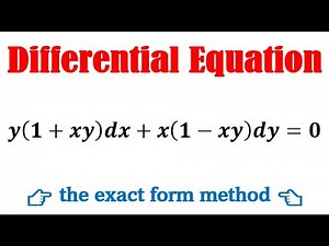 Solve y(1+xy)dx+x(1-xy)dy=0