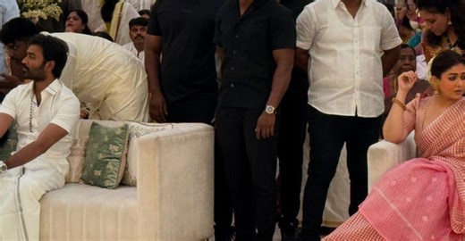 പൊരിഞ്ഞ വഴക്കിനിടെ ഒരേ ചടങ്ങിനെത്തി നയൻതാരയും ധനുഷും; മുഖംകൊടുക്കാതെ താരങ്ങൾ