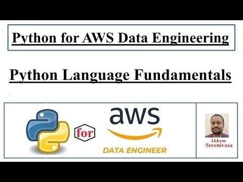 Python for AWS Data Engineering Part 12, Python Language Fundamentals Part2, Python Identifiers with