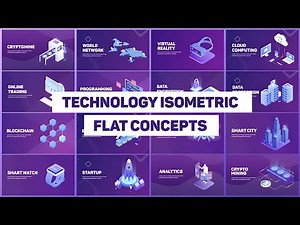 Isometric Technology Animation - After Effects Template
