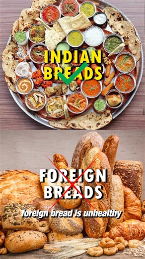 Indian Breads 1.Naan Ingredients: Flour, yeast, yogurt, ghee Cooking Method: Baked in a tandoor (clay oven) 2.Chappati Ingredients: Whole wheat flour, water Cooking Method: Cooked on a tava (flat skillet) 3.Roti Ingredients: Whole wheat flour, water Cooking Method: Cooked on a tava (flat skillet) 4.Puri Ingredients: Whole wheat flour, water Cooking Method: Deep-fried Foreign Breads 1.Pizza Base Ingredients: Wheat flour,Water,Yeast,Sugar,Butter,Olive oil Cooking Method: Baking 2. Pita Ingredients