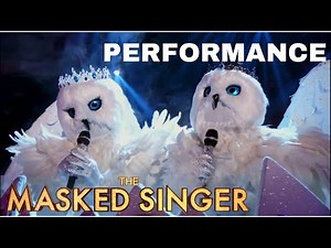 Snow Owls sing “Say Something” by A Great Big World | The Masked Singer | Season 4
