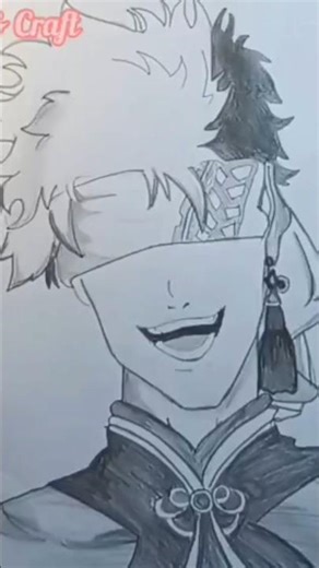 Drawing easy Anime character