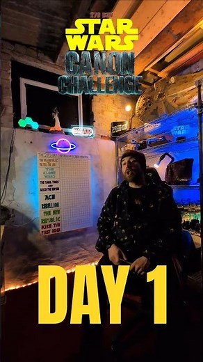 Surviving Star Wars Preschool | Day 1 Star Wars Canon Challenge