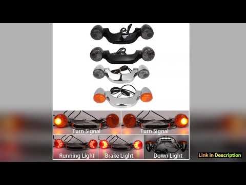 Motorcycle LED Rear Turn Signal Brake Light Bar Lamp For Harley Touring Street Road Glide CVO