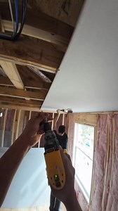 Satisfying Drywall Installation POV ON STILTS! Let’s hang some ceilings ! ✊🏽 #fyp #fypシ #workwithme #foryou #viral #drywall #sheetrockhanger #fypviral #pov #worklife #construction #parati | Harin