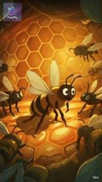 The Secret Language of Bees: The Waggle Dance 💃 #shorts
