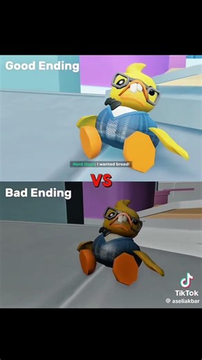 Ducky Revenge Bad ending vs Good ending #tds #forsaken #roblox #xd #ducky