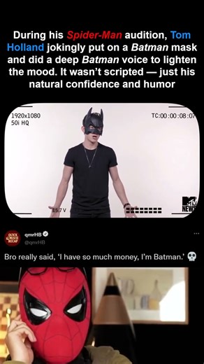 He Did THIS in His Spider Man Audition 😂