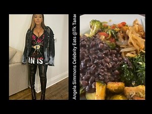 Angela Simmons Keto Diet Kale Zucchini Mixed Vegetables and Black Beans