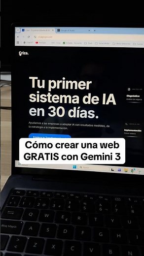 Cómo Crear una Web con GEMINI 3 totalmente GRATIS