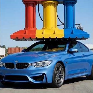 Hydraulic press vs BMW M4 and Rolls Royce car 😱 #shorts #trending #viral #foryou