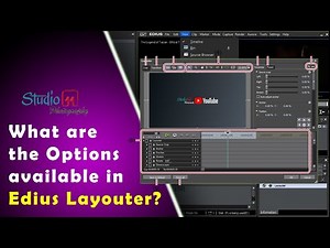 45 | What are the options available in Edius Layouter ? | - Edius Tutorials in Tamil