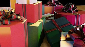 3D rendered birthday cake with gifts, beautiful and colorful birthday and anniversary cake and gifts, celebrations with too many Gifts and chocolate and cake