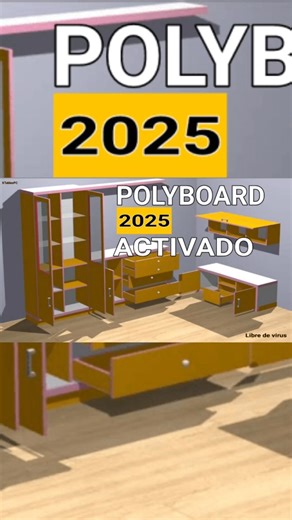 POLYBOARD | software para carpinteria #shorts #fpyシ #parati #viralpost2025シ #viralvideo #style #fun