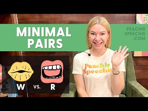 Minimal Pairs for W vs. R sound Liquid Gliding