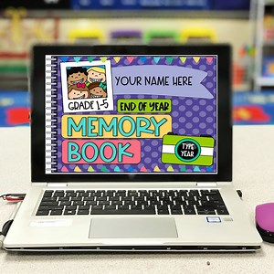 1.8K views · 162 reactions | Delight your students with a unique digital keepsake that can also be printed! This digital memory book with step-by-step directions can be used with any grade level. Beautifully designed pages give students a fun way to remember their year, distance learning style!  bit.ly/DigitalEOYMemoryBook | Around the Kampfire | Facebook