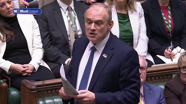 Ed Davey grills Starmer over Trump Jr's Zelensky 'allowance' meme