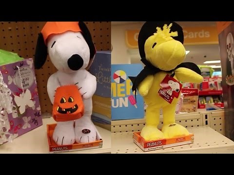 Animatronic Snoopy Halloween & Woodstock Figures - Peanuts Theme Song Snoopy Song Snoopy cartoons