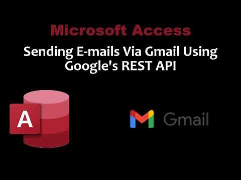 Microsoft Access - Google REST API - Send Email via Gmail