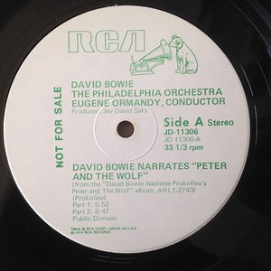 David Bowie, The Philadelphia Orchestra, Eugene Ormandy - David Bowie Narrates "Peter And The Wolf"