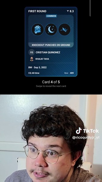 OPENING UFC PACKS ON @Real App #ufc #mma #fighting #fyp #cards