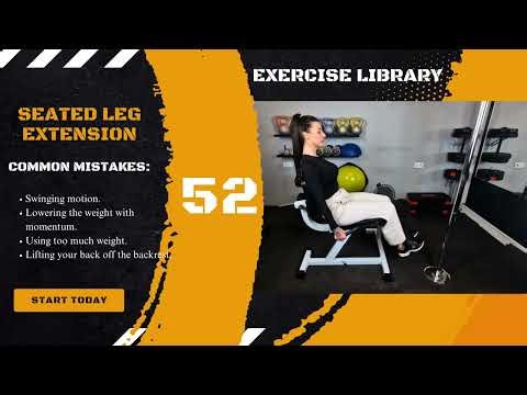 Seated Leg Extension | nutritrainlab.com