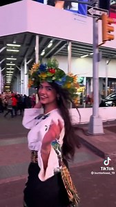 1.1M views · 10K reactions | How people in New York react when they see a Ukrainian in traditional clothes 朗 | In Ukraine | Facebook