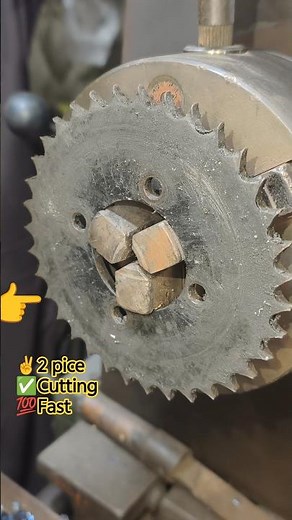 🔪Cutting metal💯 work #lathe machine #carbide ⚙️#automobile 🔥#tools #diy #machine #toolparts #shorts