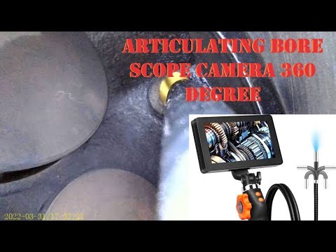 Tool Review: Cheap Articulating Bore Scope Inspection Camera, Endoscope, Mechanics diagnostic video