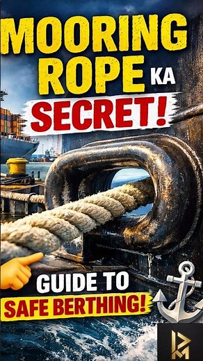 mooring rope information #facts #marineservices #merchantnavylife #ship #shortsfeed #ytshorts #ai