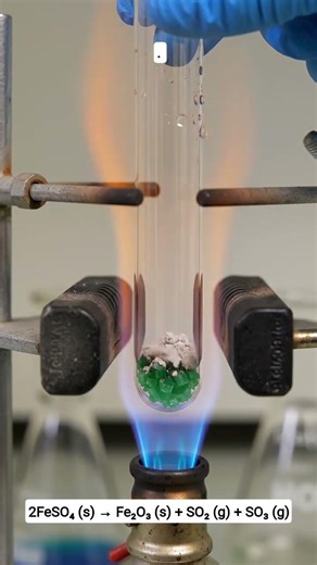 Decomposition Reaction #experiment #science #scienceexperiment #education #neet #chemistry