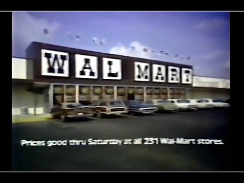 Vintage Wal-Mart Commercial (1979)