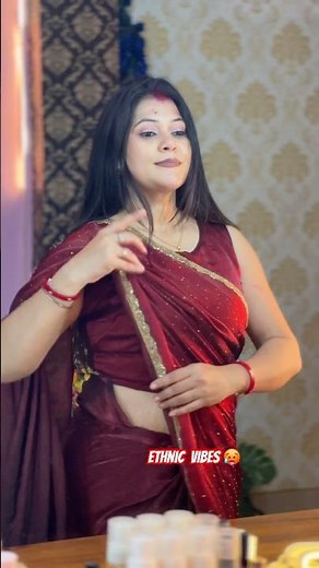 Trending Style: Classic Red Saree Look of 2026 ❤️Saree With Glam Makeup ✨Classy & Timeless Look