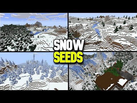 9 BEST Snow Biome Seeds for Minecraft 1.19+ (Java & Bedrock)