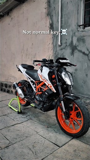 This is not a normal key 🔥👿 #shorts #ktm #duke390