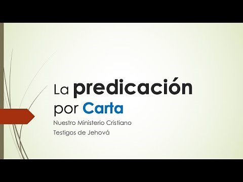 💌 Predicar por CARTA 📮 | Con TRES ejemplos 📧