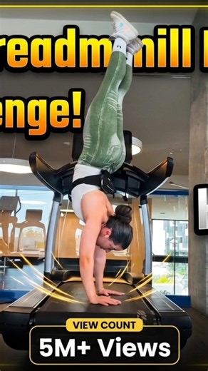 ​Viral Treadmill Handstand Walk (5M+ Views)