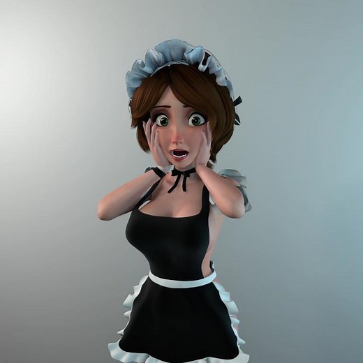 Aunt Cass. #animation #3d #disney #maid