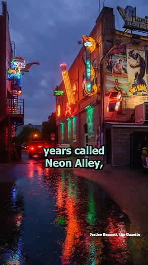 🪩 Find an alley filled with neon lights tucked away in southern Colorado #colorado #coloradosprings #neonalley #pueblo #pueblocolorado #denver | OutThere Colorado