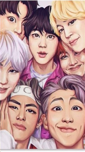 BTS 🥰 bts artistic poster bts ✌️ kpop diamond painting kit just paint BTS 🥰🥰🥰🥰