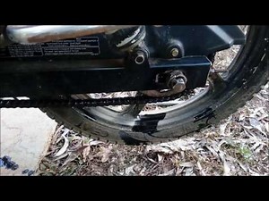 How To Adjust and Align a Motorcycle Chain