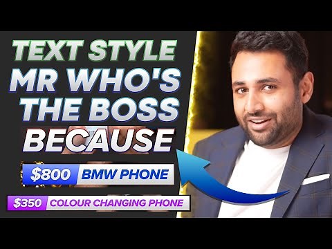 How to Create Mr. Who's The Boss Text Style in Premier Pro ‪@Mrwhosetheboss‬ EZEdit