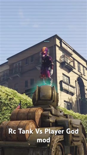 Rc Tank Vs Player God mod