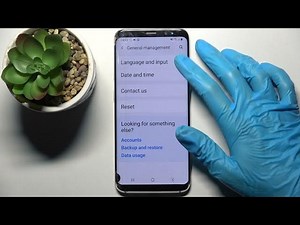 How to Enter Text Correction Settings in SAMSUNG Galaxy S8 Find Text Correction Options