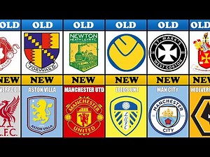 You will be shocked how the logos of famous football clubs have changed English Premier League