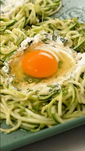 Spiralized Zucchini Nest Eggs Recipe!