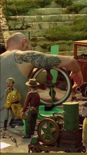 Monkey INSANE Timelapse from Guillermo Del toros Pinocchio. #stopmotion #justinrasch #animation