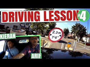 Kieran Drives Fast Through Width Restrictions on Driving Lesson 4