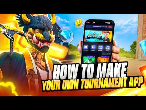 How To Make Your Professional Tournament App 🔥💯✅| Make Your Own Tournament App | FF Tournament App 🤑